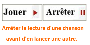 jouer arreter