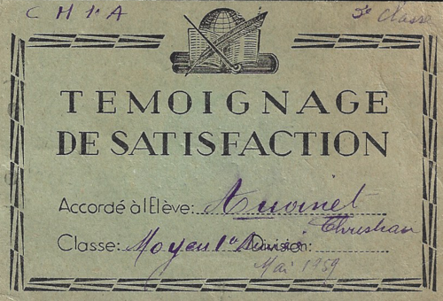 certificat