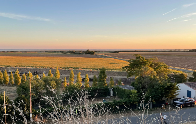 Vue depuis le roccher de la Dive