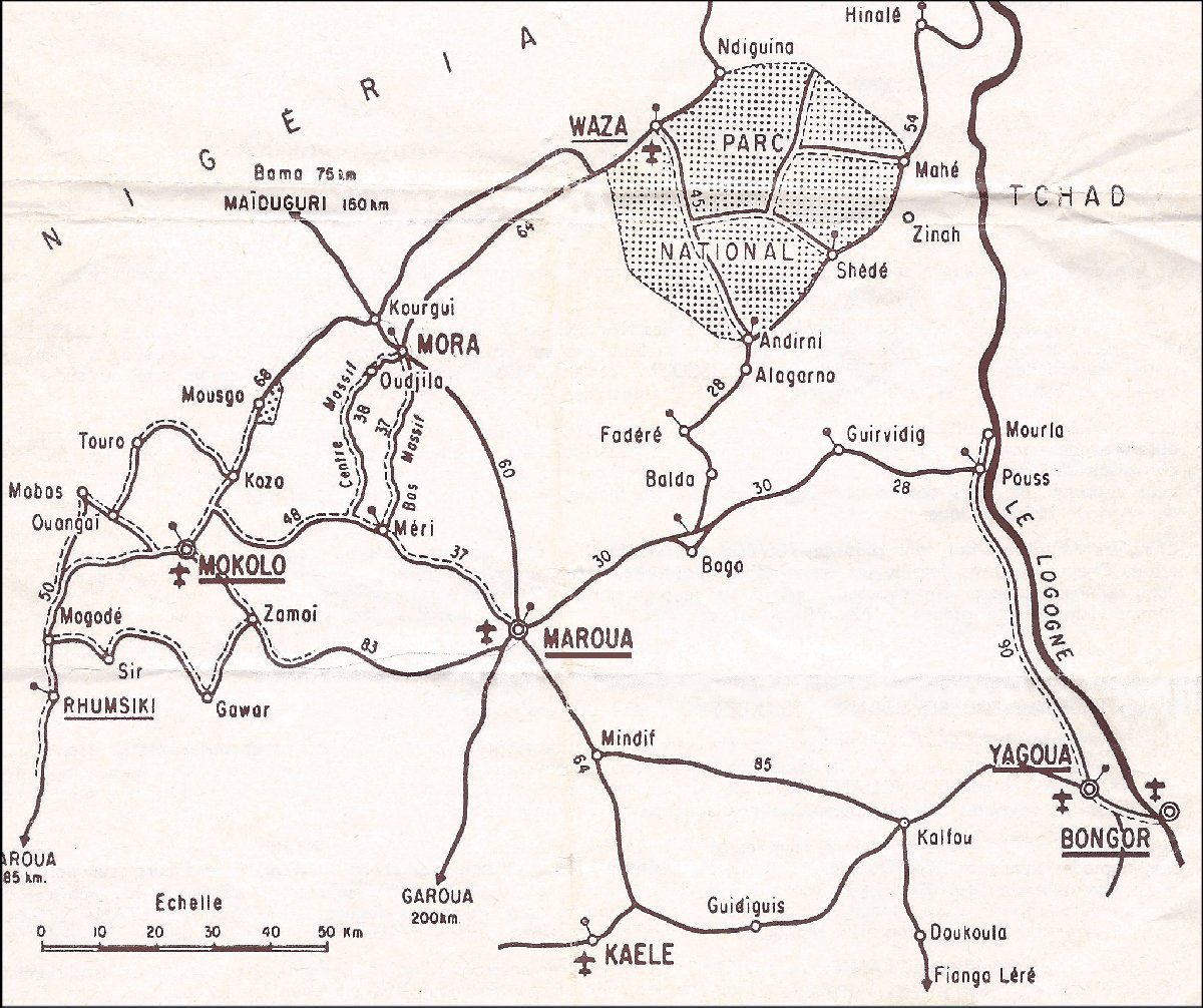 carte haut Cameroun